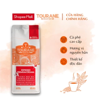 Cà Phê Rang Tourane Roastery - Espresso Premium Crema - 20% Arabica Khe Sanh - 80% Robusta Dak Lak