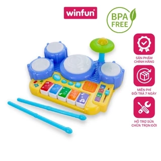 Bội trống điện tử cho bé kết hợp có đèn nhạc Winfun 2034
