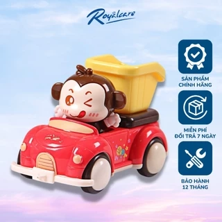 Đồ chơi ô tô trớn đà hình thú ngộ nghĩnh cho bé Royalcare 82255A