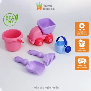 Đồ chơi xúc cát bãi biển cho bé bé vui chơi, vận động Toyshouse 035 (màu ngẫu nhiên)