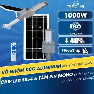 Đèn Công Trình Cao Áp Mắt Ngọc CT1000 Năng Lượng Mặt Trời TP SOLAR Công Suất 1000W Chống Nước IP68 - Bảo Hành 3 Năm