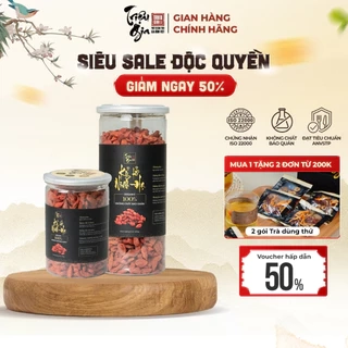 Kỷ tử đỏ sấy khô Triệu Gia cao cấp giúp cải thiện thị lực, đẹp da, đảm bảo an toàn vệ sinh thực phẩm