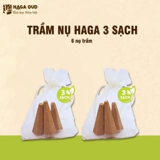 Trầm nụ Haga 3 Sạch, Hương thơm trầm hương ngọt ấm, Xông nhà tẩy uế -6 NỤ