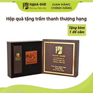 Hộp Quà Tặng Trầm Hương Haga sang trọng - TẶNG KÈM ĐẾ CẮM, nhiều mẫu lựa chọn