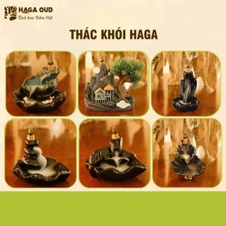 Thác khói xông trầm hương HAGA, xông trầm nụ tỏa khói huyền ảo - Nhiều mẫu mã