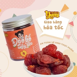 Đào bổ sấy dẻo Ô mai Yumi hoa quả trái cây khô ăn vặt thơm ngon