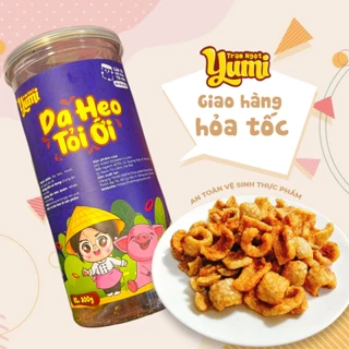 Da heo tỏi ớt Trạm ngọt Yumi đồ ăn vặt thịt thơm ngon giòn rụm