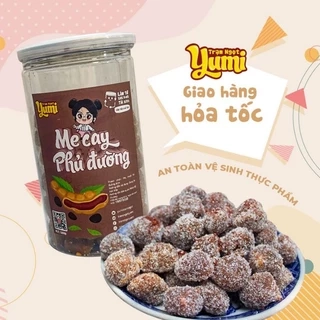 Me cay phủ đường Trạm ngọt Yumi kẹo hoa quả chua ngọt đồ ăn vặt trái cây thơm ngon