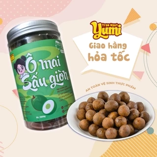 Sấu giòn chua ngọt Trạm ngọt Yumi Ô mai xí muội ăn vặt thơm ngon chuẩn vệ sinh
