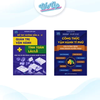 Combo 2 sách: Công thức vận hành tỉ phú của 10 ông trùm kinh doanh huyền thoại, Quản trị vận hành tính toán lãi lỗ