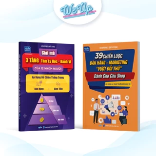 Combo 2 sách: Giải mã 3 tầng tâm lý học, 39 chiến lược bán hàng,
