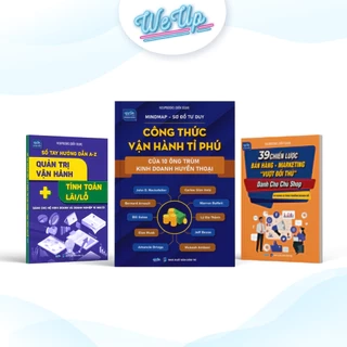 Combo 3 sách: Công thức vận hành tỉ phú của 10 ông trùm, Quản trị vận hành tính toán lãi lỗ, 39 Chiến lược bán hàng
