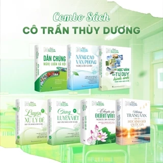 Combo sách Ngữ Văn cô Trần Thùy Dương: Dẫn chứng NLXH, Nâng cao văn phong, HSGQG Ngữ Văn, Tư duy hình ảnh, Đoạn văn NLXH