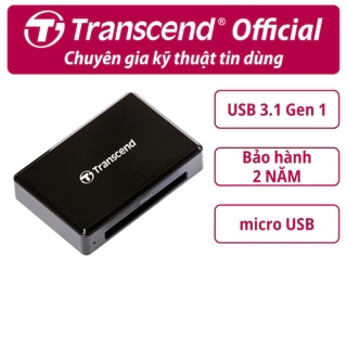 Đầu đọc thẻ nhớ  USB 3.1 Gen 1 Reader Transcend RDF5 Bảo hành 2 năm