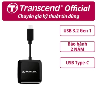 Đầu đọc thẻ nhớ USB Type-C OTG Transcend TS-RDC3K Bảo hành 2 năm