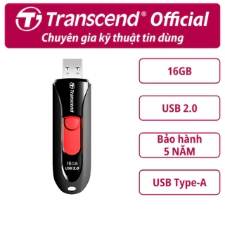 USB 2.0 Transcend Jet Flash 590K 16GB 5Gbps TS16GJF590K - Bảo hành 5 năm