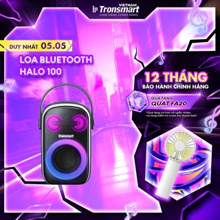 Loa Bluetooth 5.3 Karaoke TRONSMART HALO 100/110 (kèm mic) | Công suất 60W | Tích hợp sạc dự phòng | Bảo hành 12 tháng