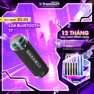 Loa Bluetooth Tronsmart T7 V5.3 | Công suất 30W | Âm thanh 360° | Chống nước IPX7 | Hỗ trợ thẻ nhớ | Bảo hành 12 tháng