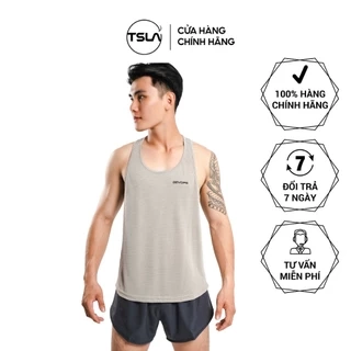 Áo ba lỗ nam Devops form rộng vải lưới nhanh khô thoáng mặc tập gym work out yoga TSLA DEH1004
