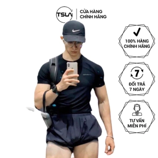 Áo nam ngắn tay form ôm chất nhẹ mềm nhanh khô thấm hút cực tốt phù hợp mặc lót thể thao DEB1007