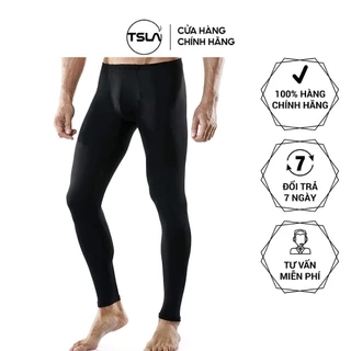 Quần legging nam LÓT LÔNG vải mềm mịn nhẹ mỏng thoáng khí form ôm mặc bên trong cực ấm