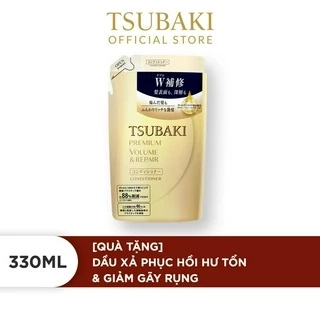 Gói Refill Dầu xả Phục hồi ngăn rụng tóc Premium Repair Tsubaki 330ml