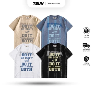 Áo Thun TSUN Choice Tee - 4 Màu - [UNISEX] - In - Nam/Nữ - Streetwear - Local Brand - Trắng/Đen/Xanh/Beige - Oversize