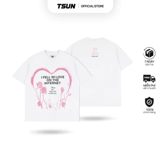 Áo Thun TSUN InternetLove Tee - Trắng - [UNISEX] - In Logo - Nam/Nữ - Local Brand - Streetwear