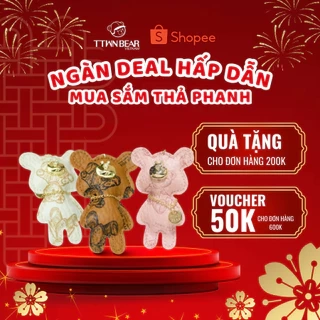 Móc khóa TTWN BEAR chính hãng - GS005 chất liệu cao cấp, đẹp và bền bỉ