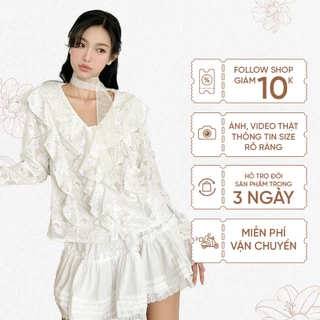 TUBYCATU | Luna Ruffle White Top