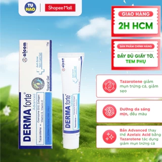 MẪU MỚI Gel Mờ Thâm Mụn Giảm Viêm Gamma Chemicals Derma Forte Advanced 15g - Từ Hảo
