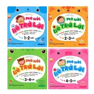 Sách - Combo 4 Cuốn Mẹ Hỏi Bé Trả Lời ( Lẻ Tập )