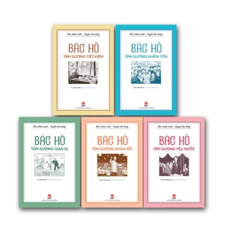 Sách - Combo Rèn nhân cách - Luyện tài năng - Bác Hồ ( 5 cuốn ) - Kim Đồng