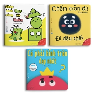 Sách Ehon - Bộ 3 cuốn Điều kỳ diệu của hình khối - Dành cho trẻ từ 0-6 tuổi