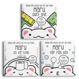 Sách Ehon - Bộ 3 cuốn Maru giúp mẹ - Dành cho trẻ từ 2 tuổi