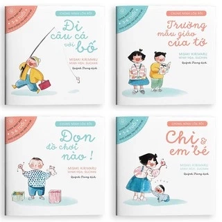 Sách Ehon  - Bộ 4 cuốn Chúng Mình Lớn Rồi - Dành cho trẻ từ 3-6 tuổi.