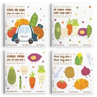 Sách Ehon - Tớ là em bé ngoan - Dành cho trẻ từ 2 tuổi - 4 cuốn lẻ tùy chon