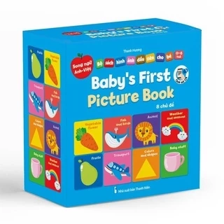 Bộ sách bìa cứng Thư viện hình ảnh đầu tiên cho bé về thế giới xung quanh - Baby's First Picture Book (8 Cuốn)