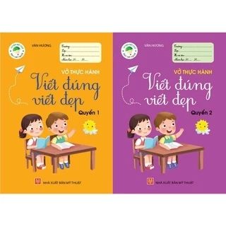 Sách - Combo Vở thực hành viết đúng viết đẹp - Quyển 1 & 2