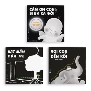 Sách Ehon kích thích thị giác - Cảm Ơn Con - Dành cho trẻ 0-18 tháng tuổi và mẹ bầu