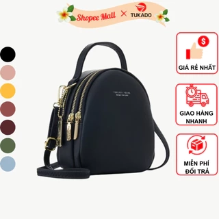 Balo Nữ Mini Thời Trang FORVER YOUNG Ba Lô Da Mềm Nhiều Ngăn Da Cao Cấp Cực Đẹp PL04 - Tukado