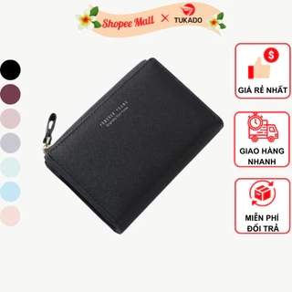 Ví Bóp Nữ Mini Cầm Tay FOREVER YOUNG Đựng Tiền Nhiều Ngăn Tiện Dụng Da Xước Cực Đẹp PFY06 - Tukado