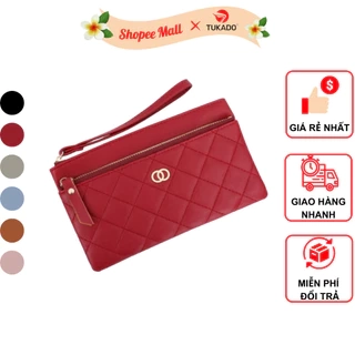 Ví Ngắn Nữ Cầm Tay Chính Hãng TAILIAN Đựng Tiền Đựng Thẻ Da Cao Cấp Cực Đẹp Giá Rẻ TL12 - Tukado
