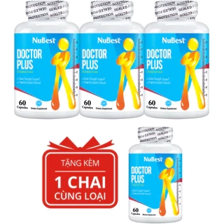 [Combo 3 Tặng 1] Thực Phẩm Bảo Vệ Sức Khỏe Cho Độ Tuổi 10 đến 20 - Hỗ Trợ Tăng Chiều Cao Doctor Plus