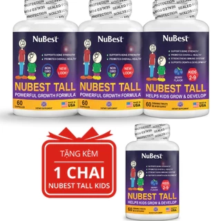 TPBVSK hỗ trợ Tăng Chiều Cao 2 NuBest Tall 10+ và 1 NuBest Tall Kids tặng 1 NuBest Tall Kids