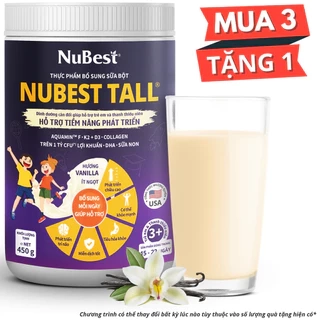 Thực Phẩm Bổ Sung Sữa Bột NuBest Tall -  Hỗ Trợ Tiềm Năng Phát Triển Cho Trẻ Từ 3 Tuổi