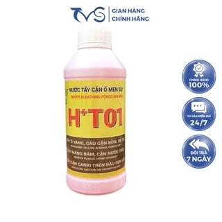 Tẩy Trắng Men Sứ TVS Tẩy Bồn Cầu, Bồn Rửa Mặt, Inox, Sen Vòi, Lavabo, Gạch Men 500ml