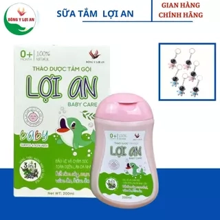 Sữa Tắm Gội Lợi An Cho Bé Hết Rôm Sảy Ngủ ngon Hộp 200ml