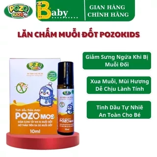 Thanh Chấm Vết Muỗi Đốt Pozomos - Giảm Sưng Ngứa Do Muỗi, Côn Trùng Đốt - Không Cồn, Không DEET HÀNG CHUẨN