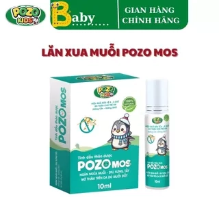 Thanh Lăn Xua Muỗi PozoMos Cho Bé Yêu Hỗ Trợ Xua Muỗi, Dưỡng Ẩm Da